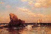 Alfred Thompson Bricher By the Shore oil painting on canvas